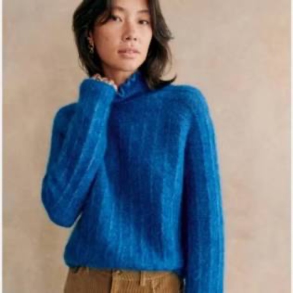 Sezane 'Loris' Jumper NWT 'Blue Flash' **Limited** - Picture 10 of 10